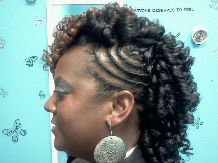 Caring For Natural Hair Curly Mohawk On 3 Years Natural Hair