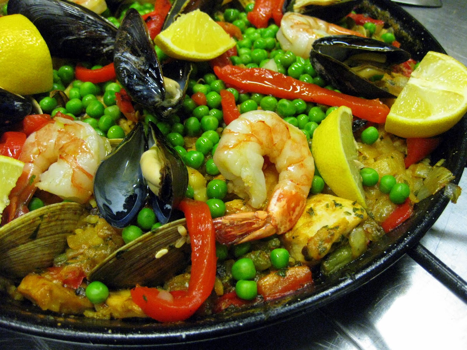 Dragon's Kitchen Chicken and Seafood Paella