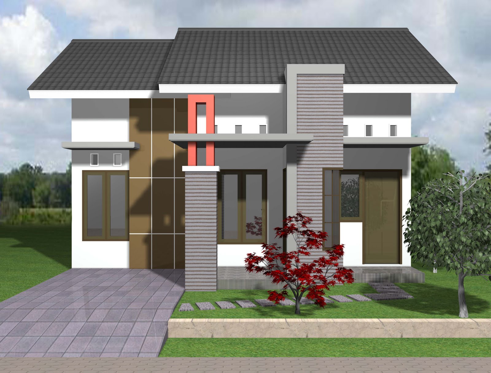 Desain Rumah Sederhana 1 Lantai Model Rumah Minimalis Desain Terbaru
