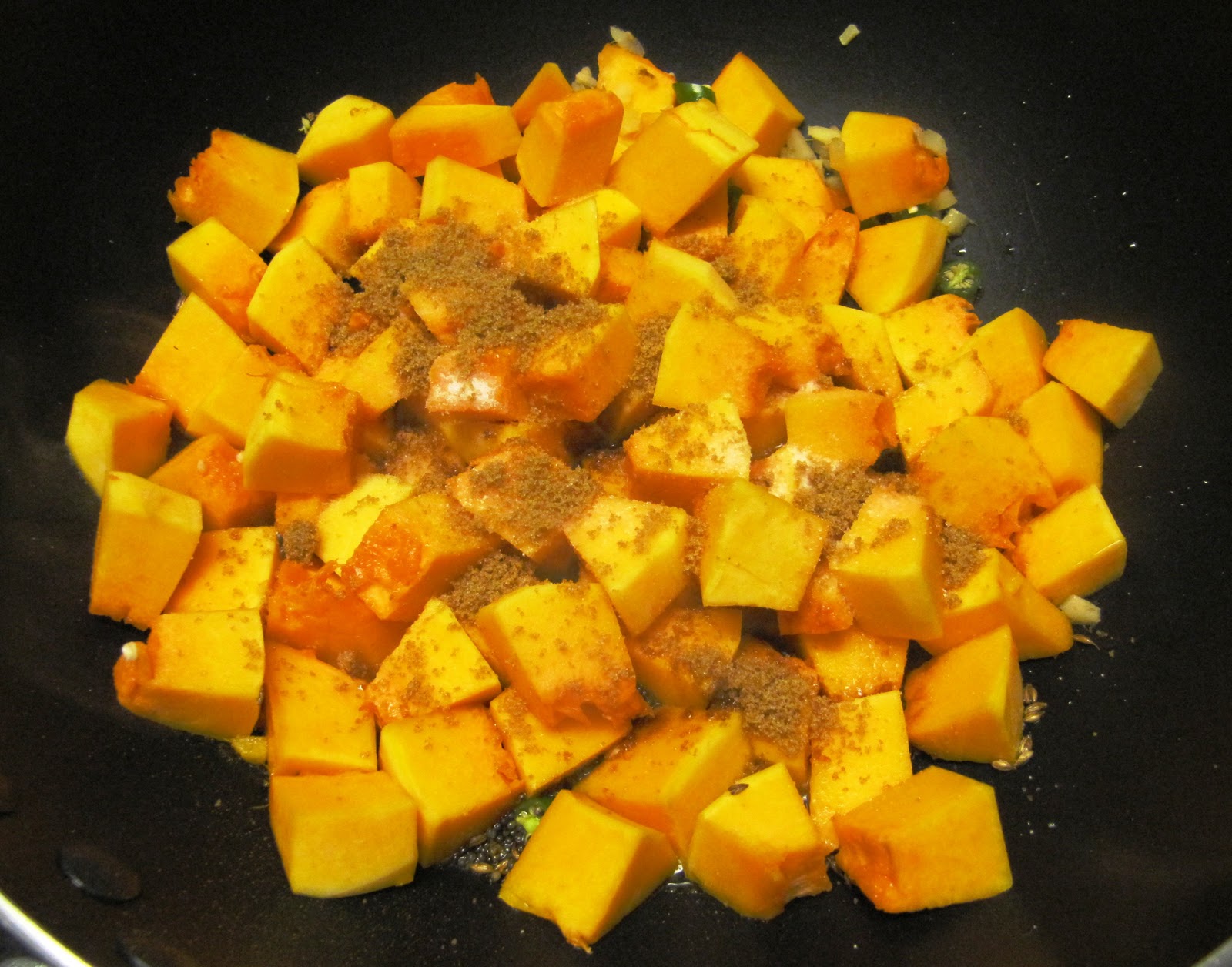 Indian Khana, Made Easy Seasoned Pumpkin and Butternut Squash Curry