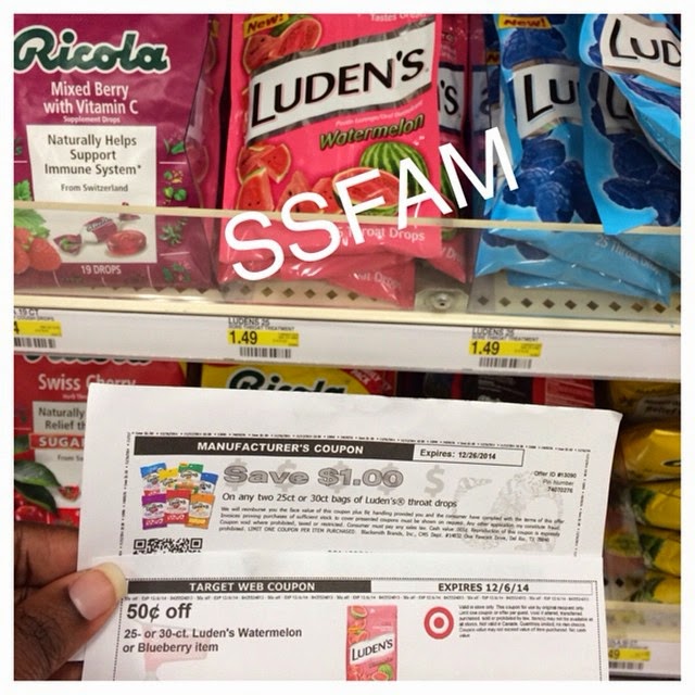 0.49 Luden Cough Drops Target!