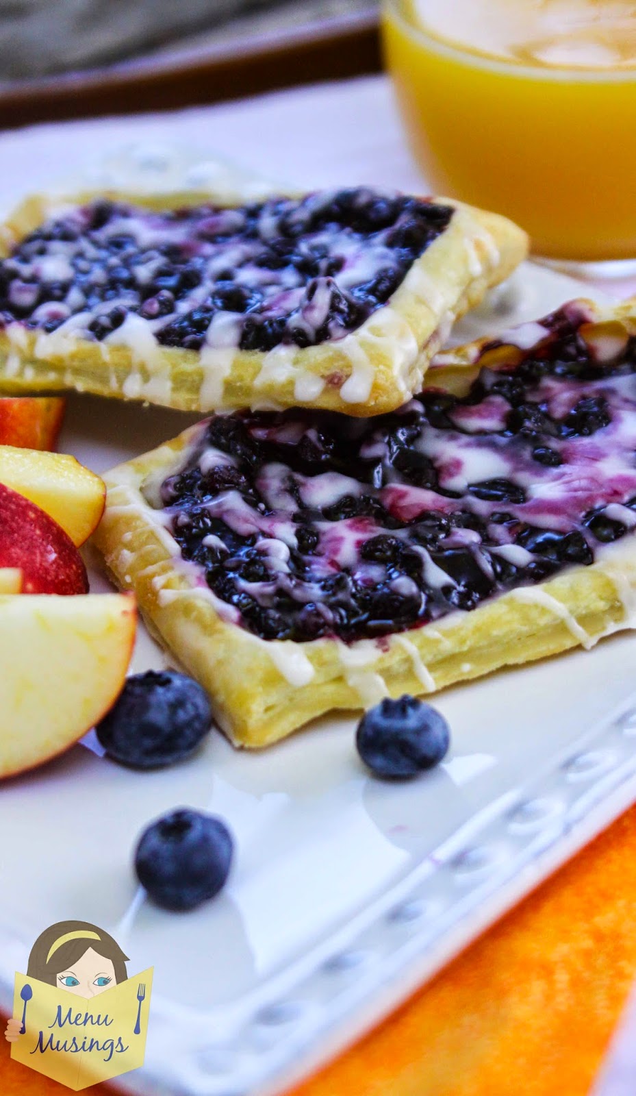Menu Musings of a Modern American Mom Wild Blueberry Breakfast Strudels
