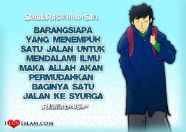 Kehidupan Dunia Ibarat Seorang Perantau Ilmu