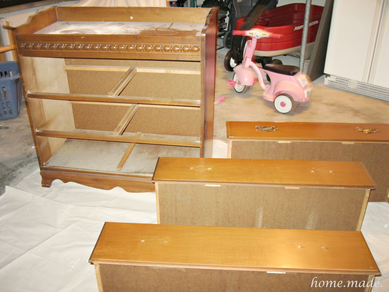 home.made. Chalk Paint Dresser Redo!