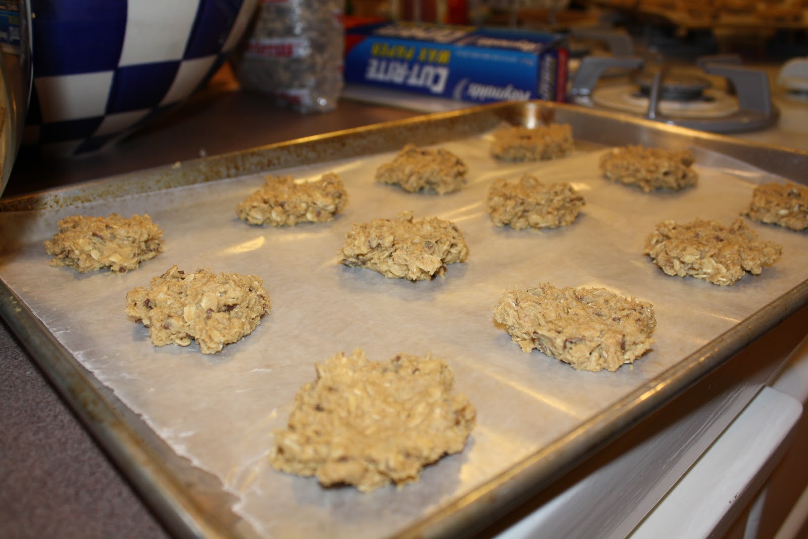 Ever So Sweet Oatmeal Peanut Butter Heath Bar Cookies