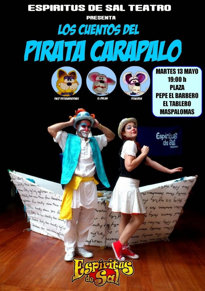 EL PIRATA CARAPALO EN EL TABLERO DE MASPALOMAS