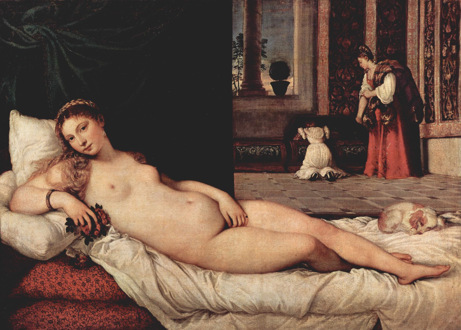 Pongan un cuadro en su vida - Página 4 Tiziano+-+La+Venus+de+Urbino2+-+1538+-+Galeria+degli+Uffici