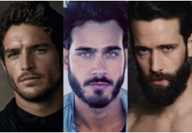 Homens e barba