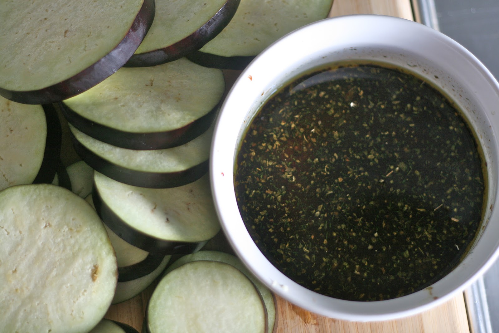 Bake a holic Grilled Eggplant w/ Goat Cheese Salad