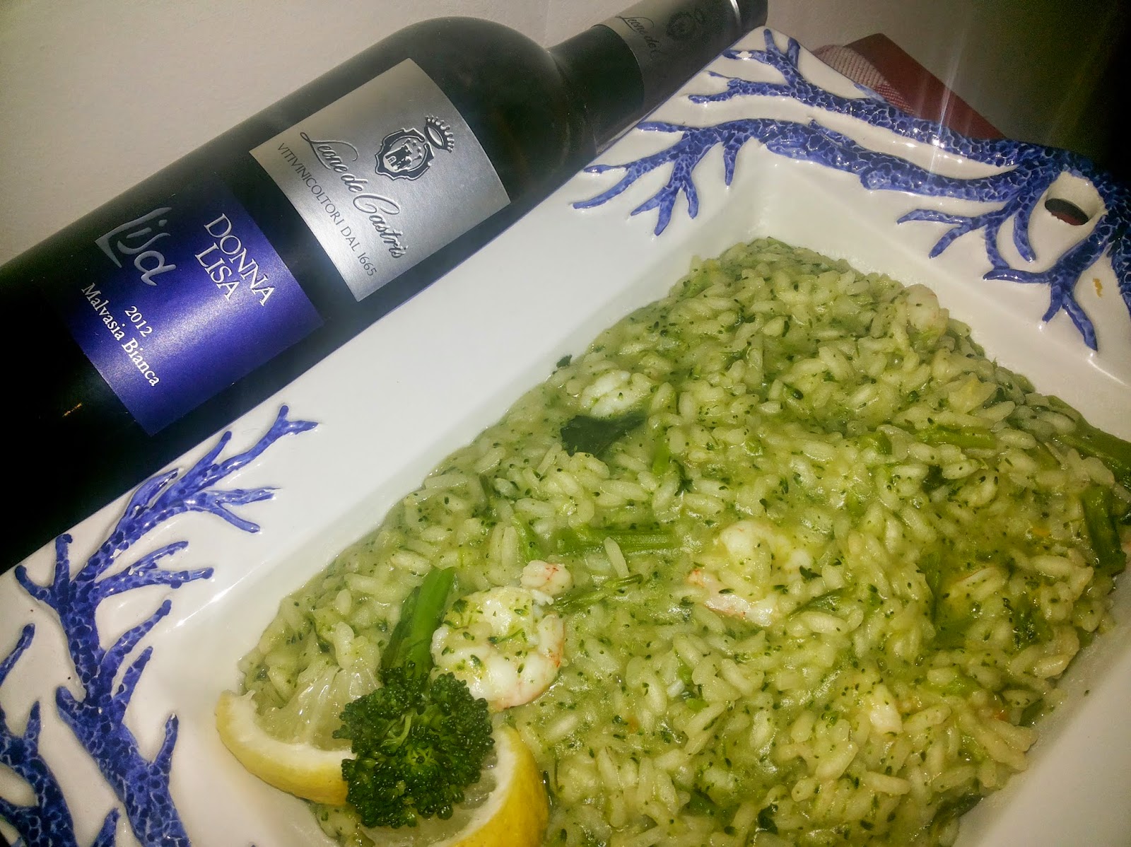 Sale e Pepe quanto basta Alta cucina risotto con broccoli gamberi e