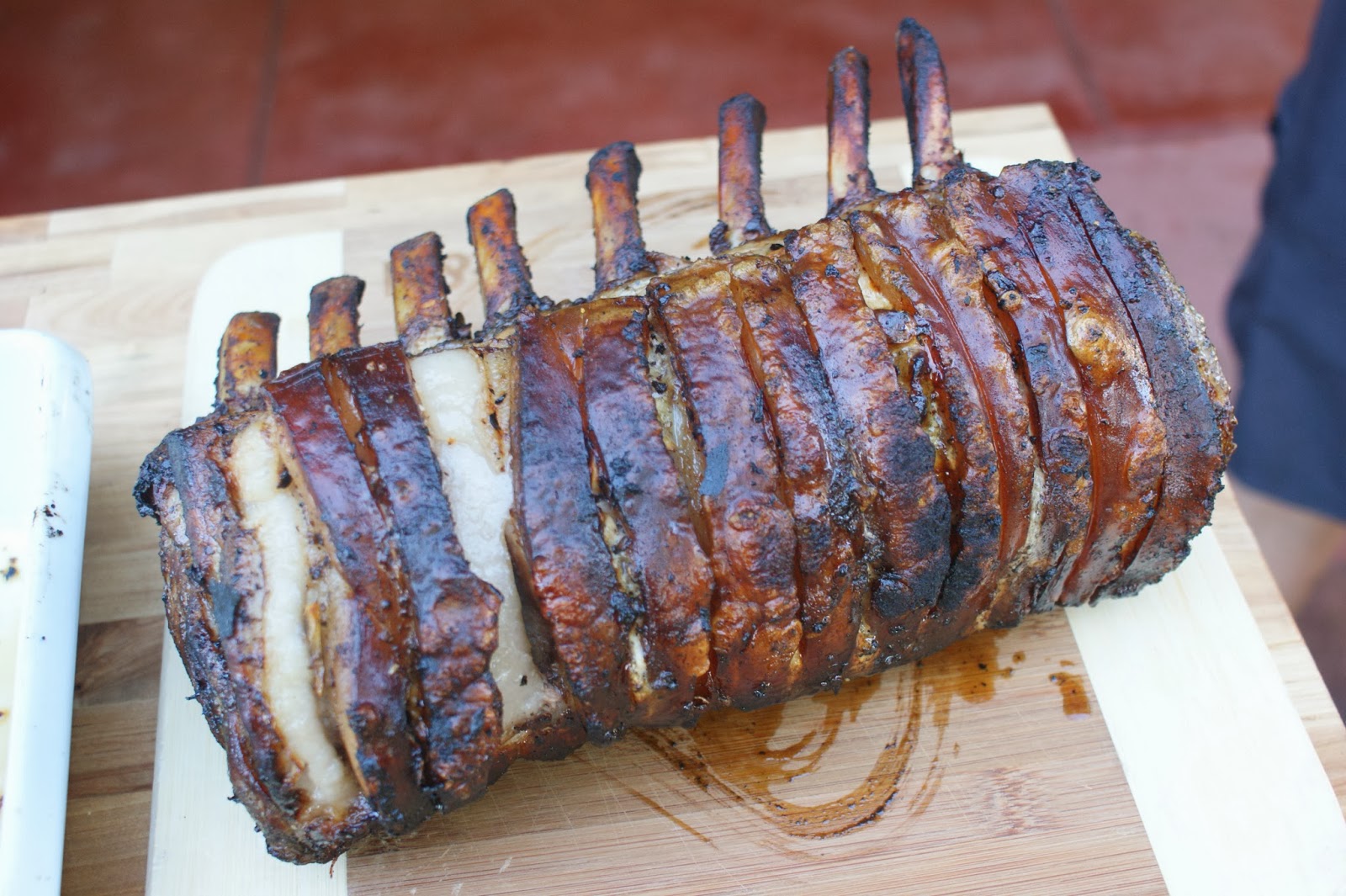 Blueberry Girl Sumac and Beer Roast Pork