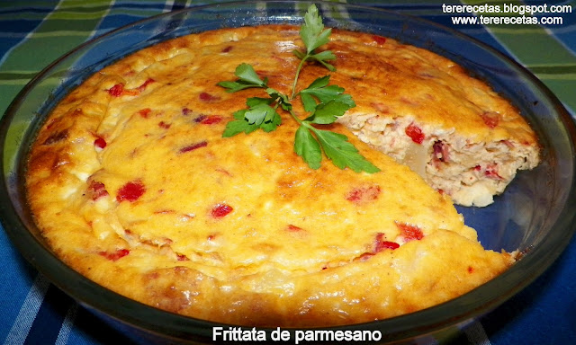 
frittata De Parmesano.
