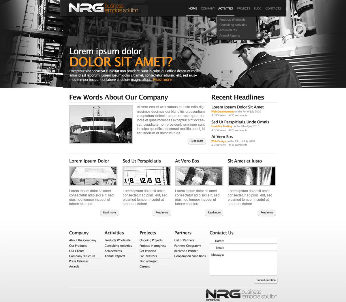 NRG-Business-Premium-Template-Solution