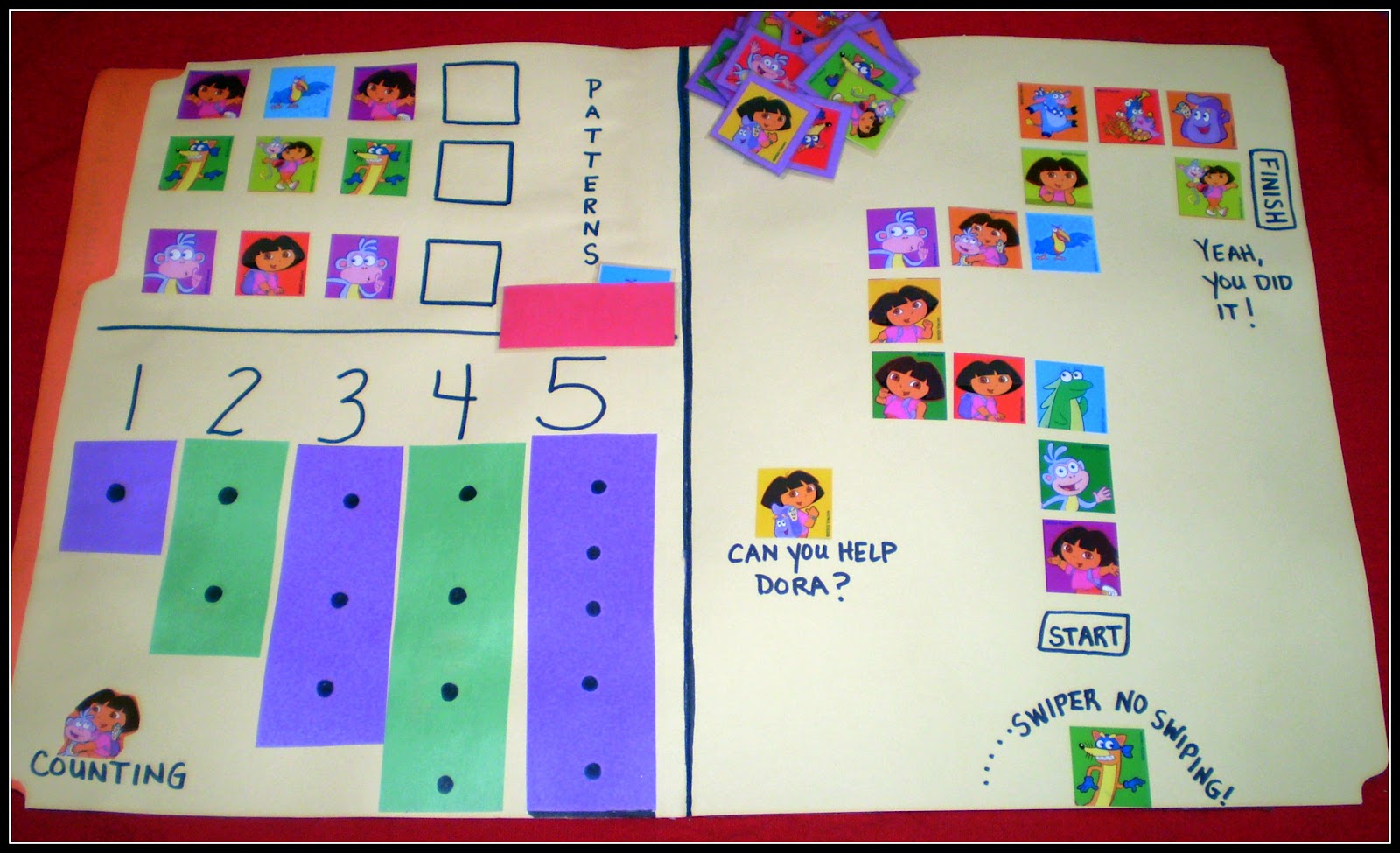 The Activity Mom DIY Dora File Folder Games The Activity Mom