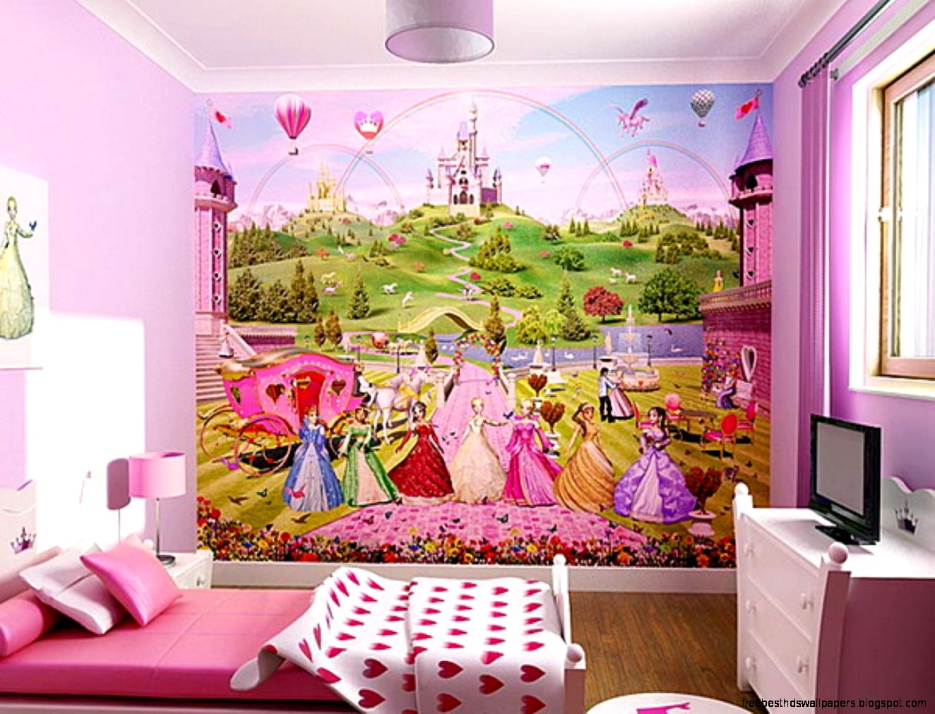 Girls Bedroom Decoration Ideas With Disney Wallpaper Home Ideas Girls Bedroom Decoration Ideas With Disney Wallpaper Home Ideas