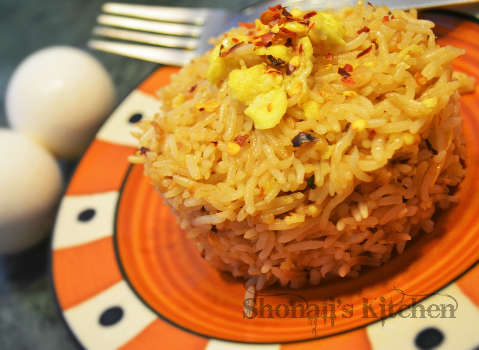 Egg Chili Fried Rice · RecipeSocially