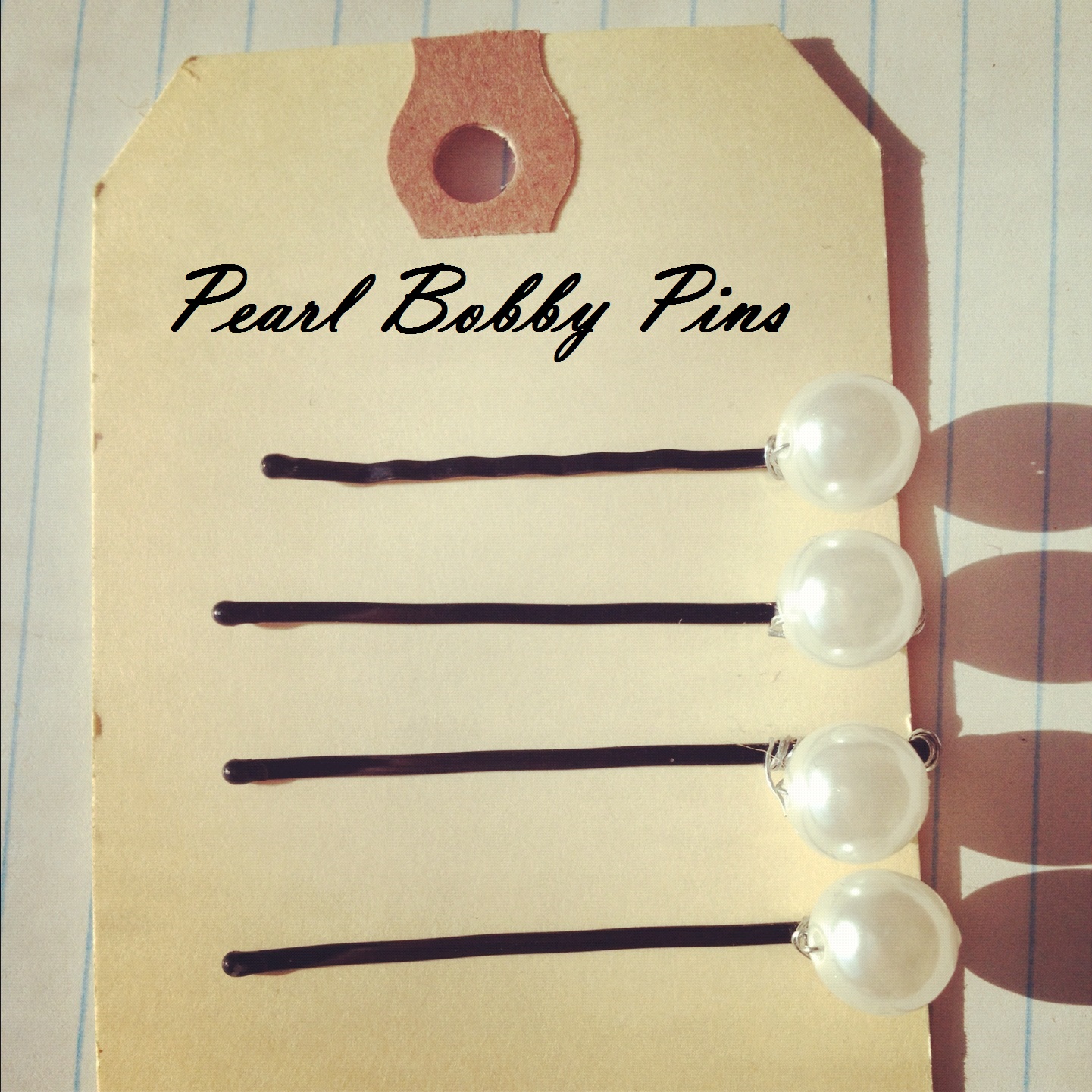 Made With Love DIY Pearl Bobby Pins