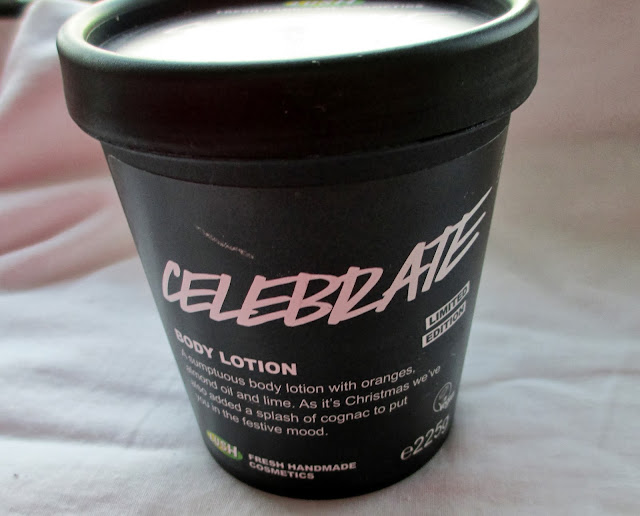 Madeleine's Little Blog! Lush 'Celebrate' Body Lotion Review!