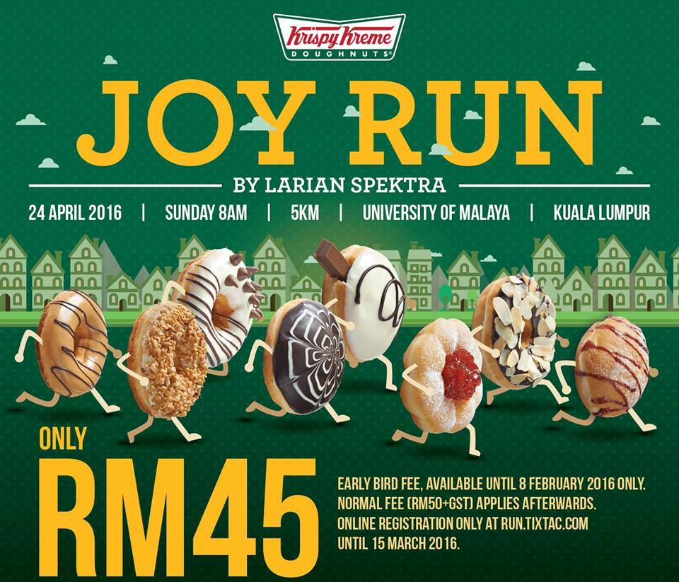Get FREE doughnuts at Krispy Kreme Doughnuts Run by Larian Spektra