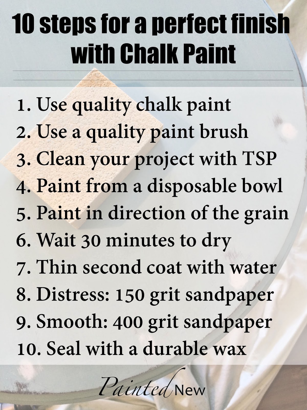 Painted New Tips and Tricks for using Chalk Paint