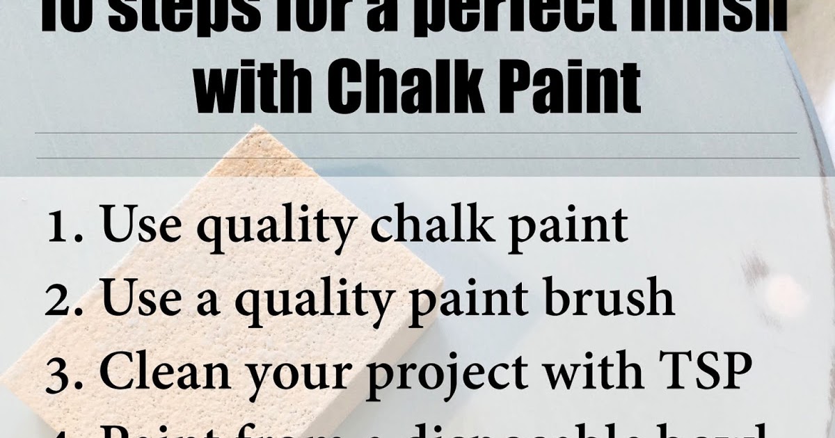 Painted New Tips and Tricks for using Chalk Paint