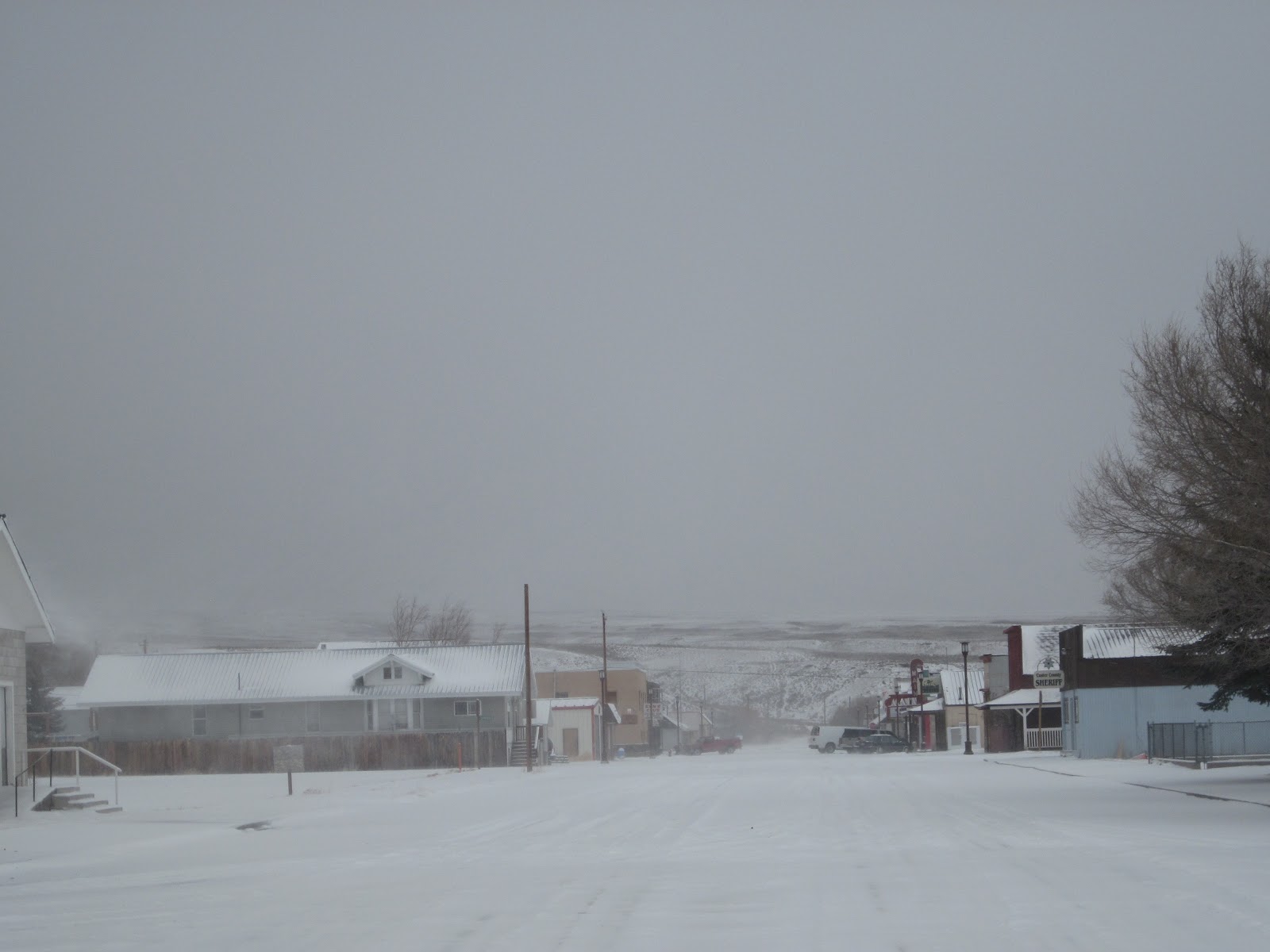 Mackay, Idaho 83251 New Snow and WIND in Mackay Idaho February 25 2012