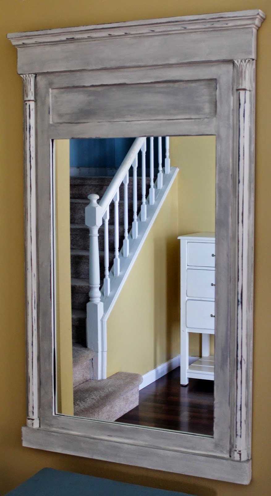 Painted Mirror Using A Simple Chalk Paint Recipe Love My Simple Home