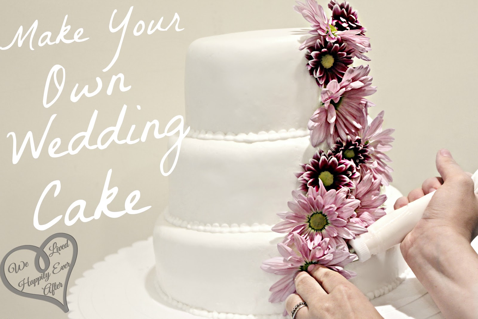 How to Bake a Wedding Cake using a Cake Box Mix! {Part 2} We Lived