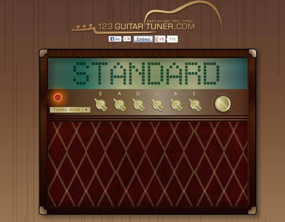 actual free guitar tuner