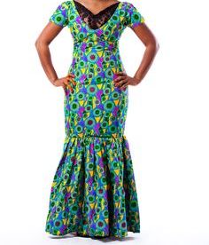 ankara gown ladies