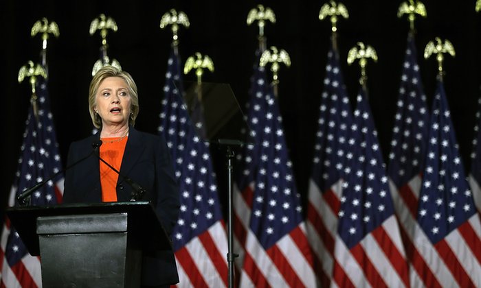 Hillary calls Trump unqualified in great speech!