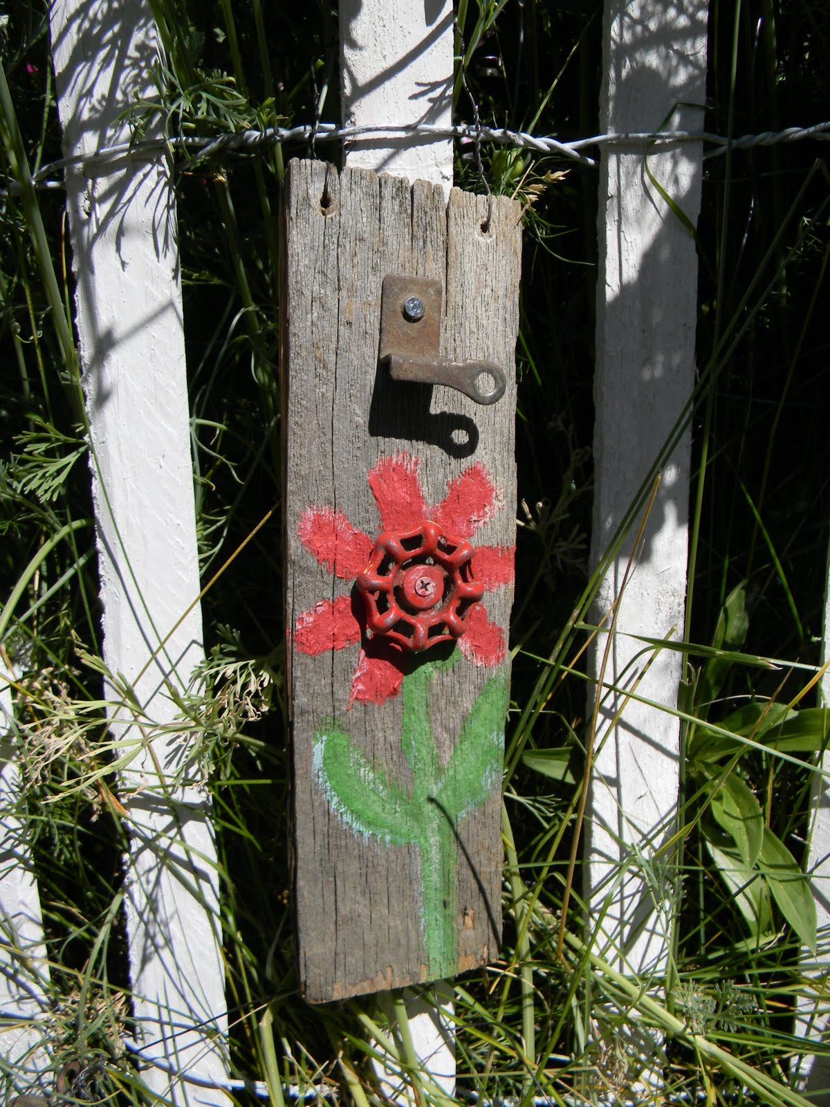 Emily's Upcycled Furniture Folk art garden plaques