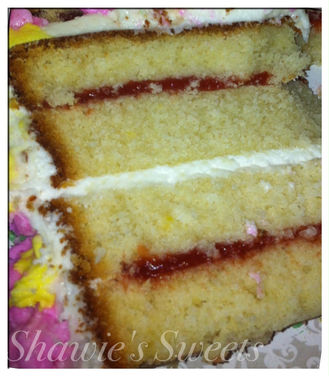 Shawie's Sweets Floral Buttercream Cake