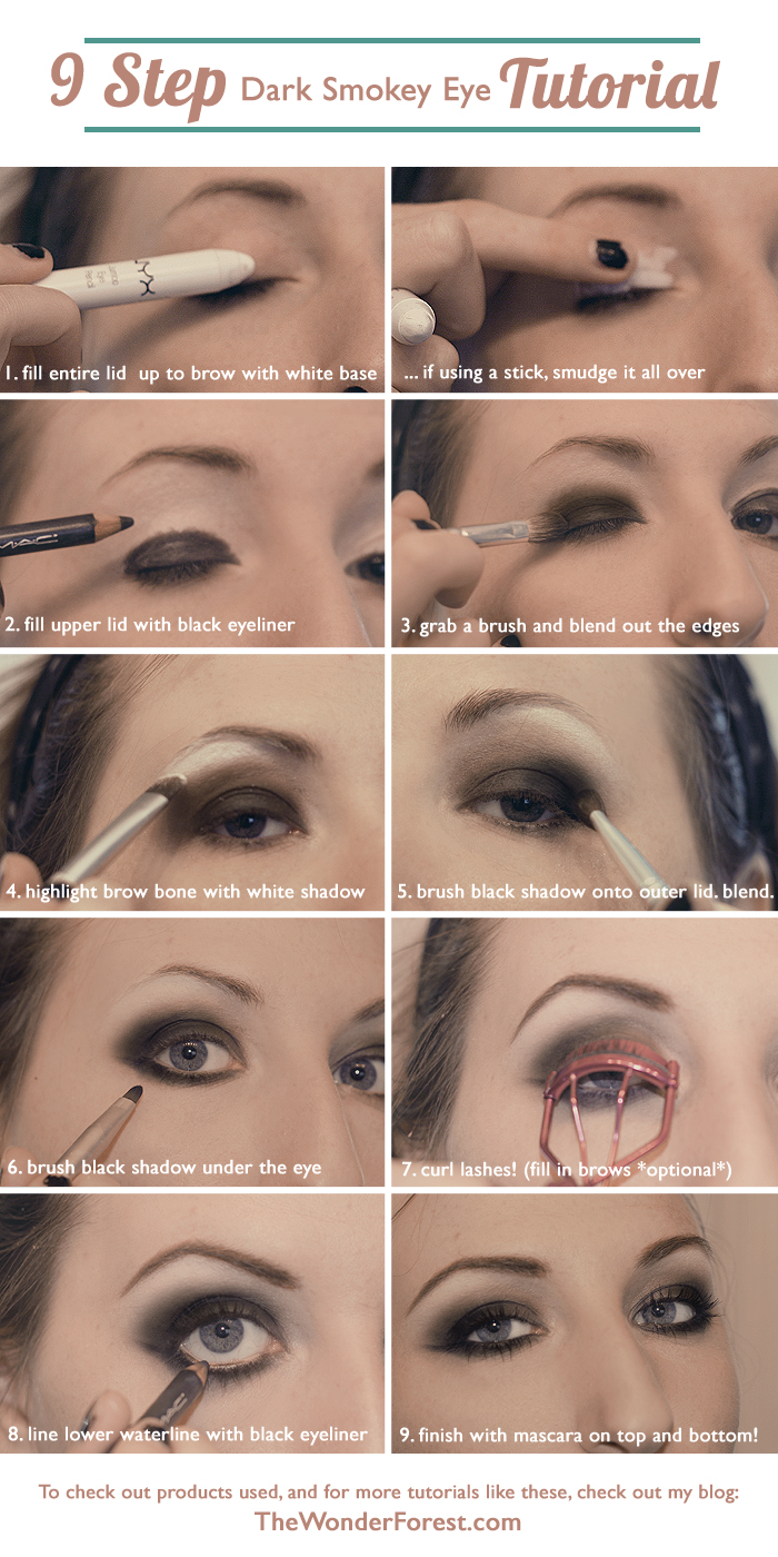 9 Step Dark Smokey Eye Tutorial Wonder Forest Design Your Life.