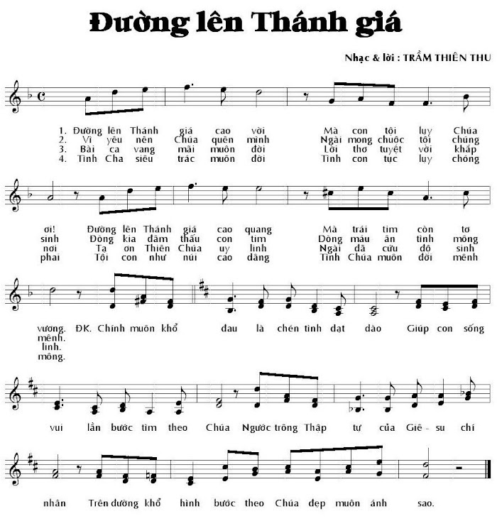 Thánh ca: Đường Lên Thánh Giá