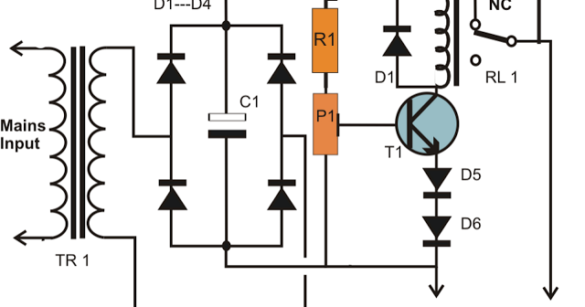 simplest 6v battery guard circuit simplest 6v battery guard circuit