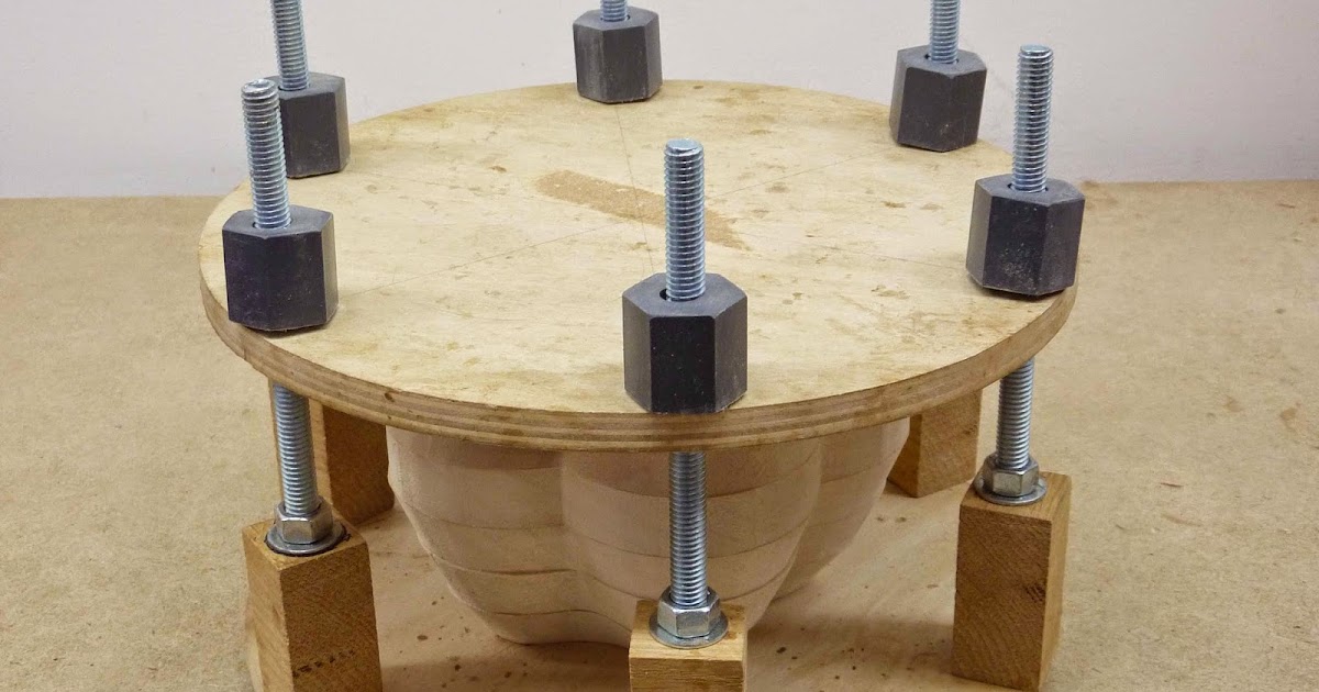 Scroll Saw Bowls Bowl press variation