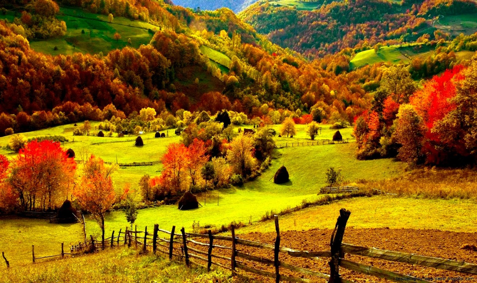 Beautiful Fall Farm Landscapes Beautiful Fall Farm Landscapes