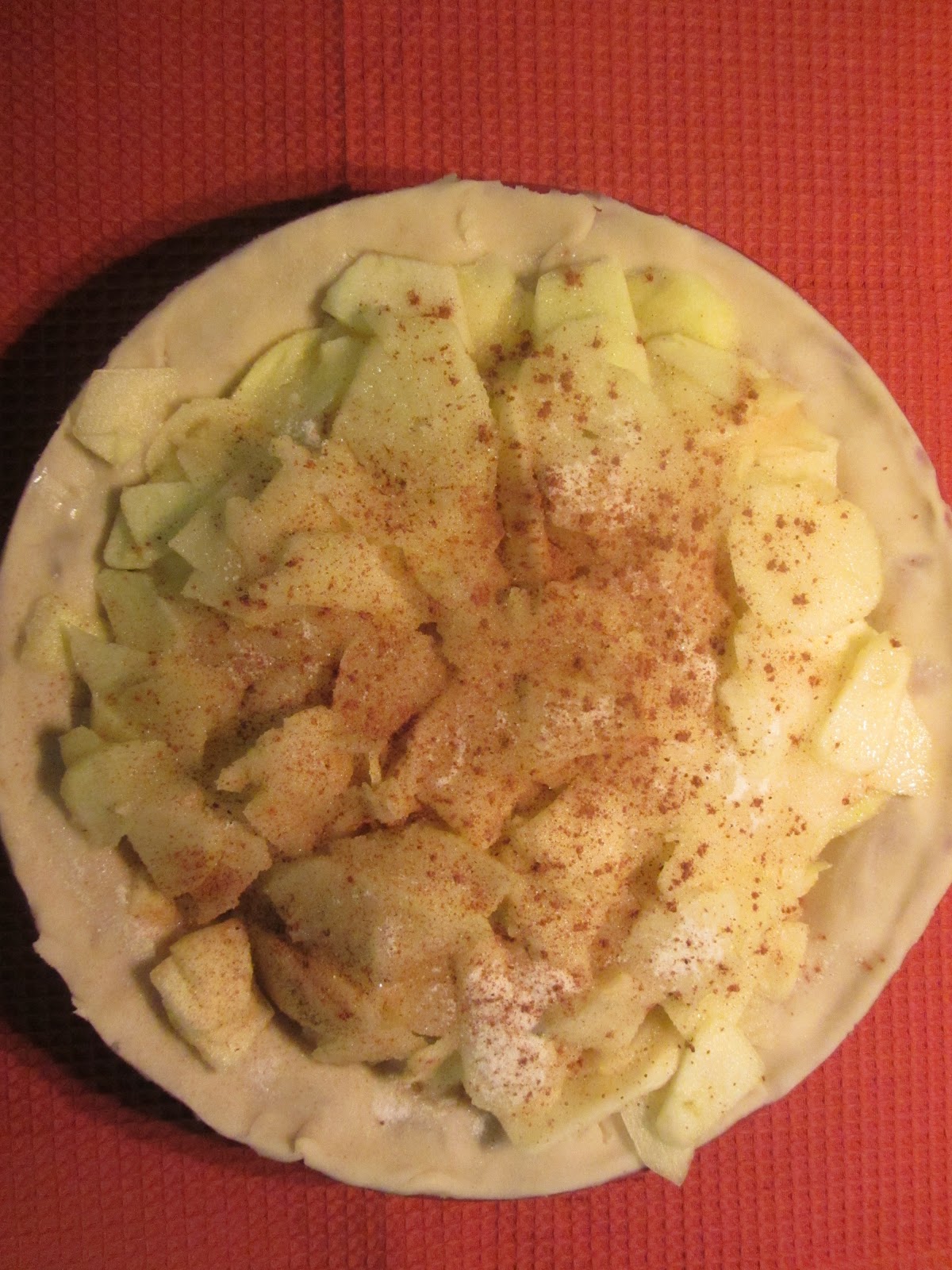 Nana's 3 pound Deep Dish Apple Pie SundaySupper BakeForACure with Chantal I Run For Wine