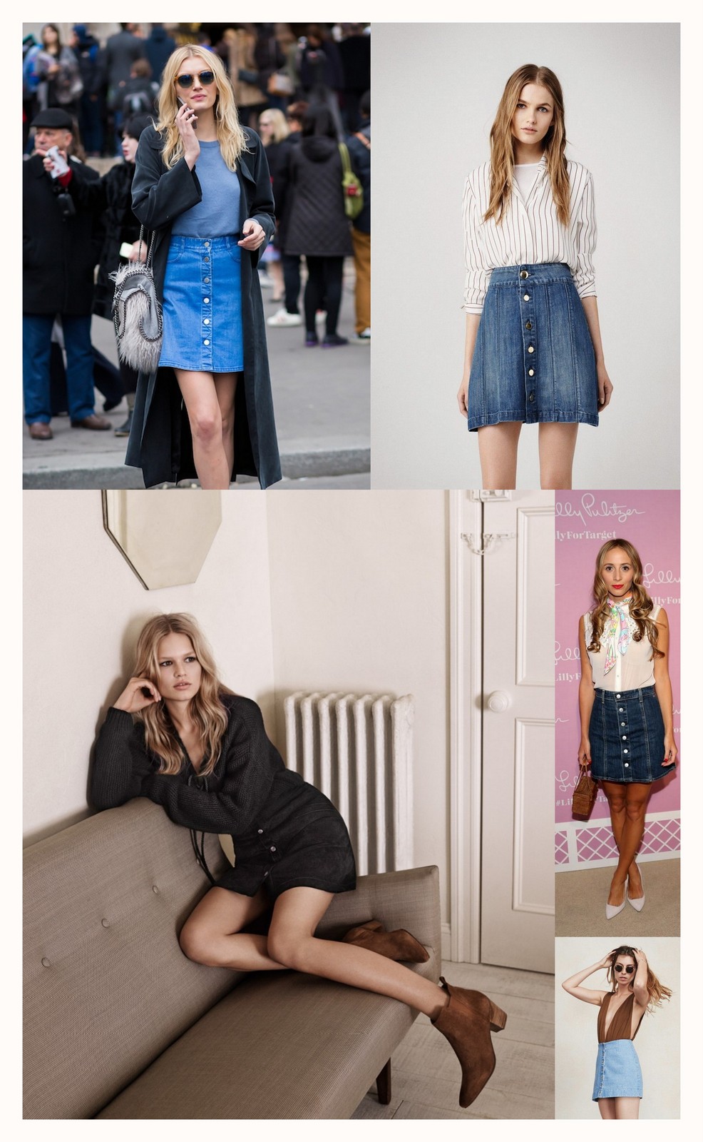 Button down skirt, fashion trends this summer