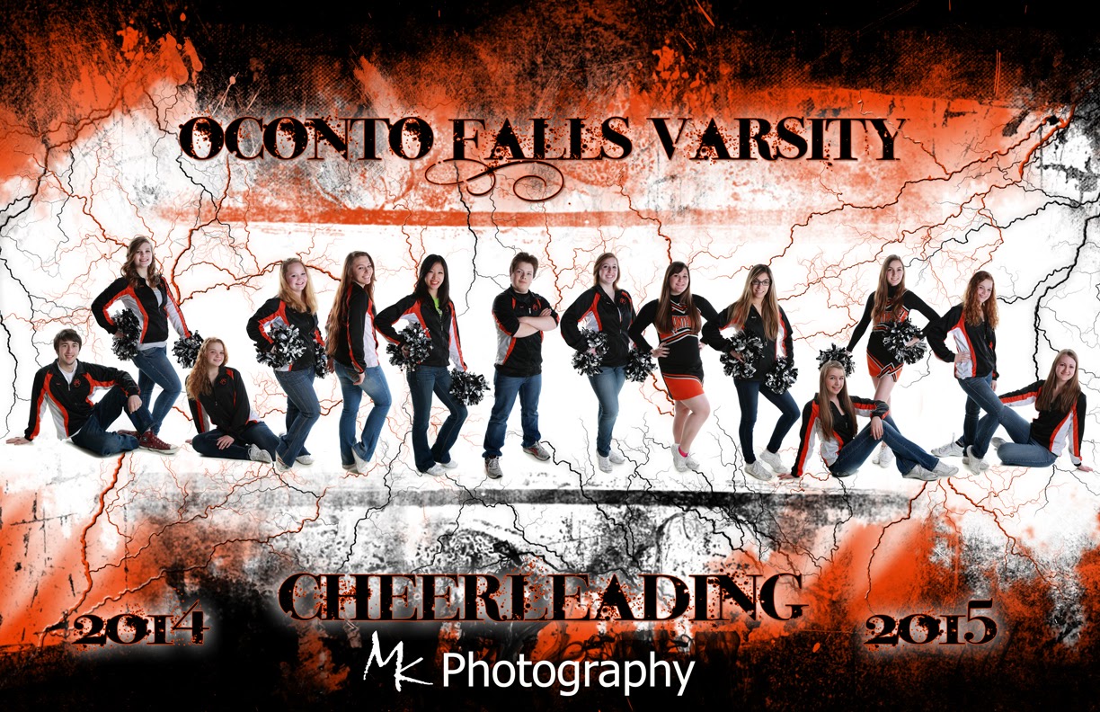 MK Photography Oconto Falls Basketball Cheerleading Sports