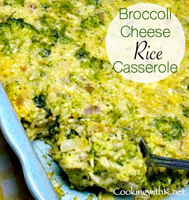 Cooking with K Broccoli Cheese Rice Casserole {Granny's Recipe}