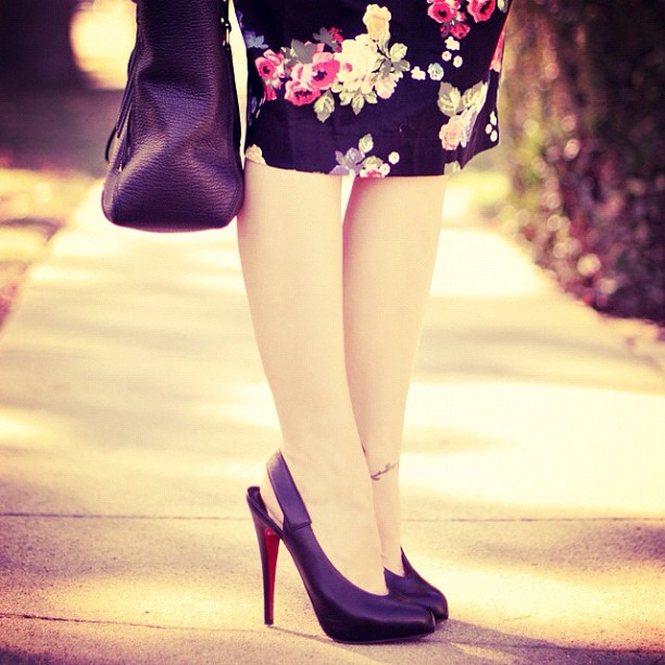 louboutin's, shoes, outfit