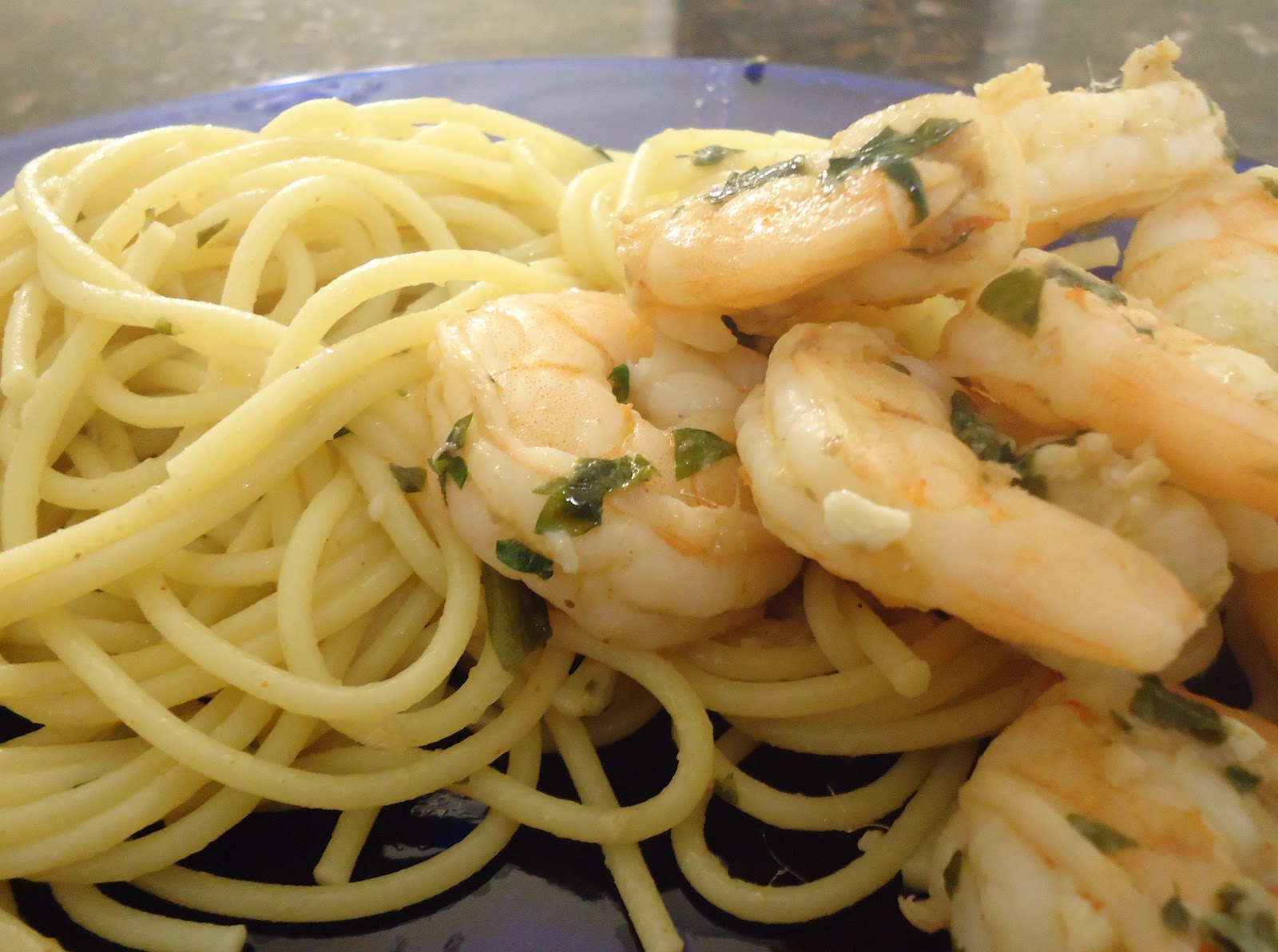 Egg Allergy Cooking Spicy Shrimp Spaghetti