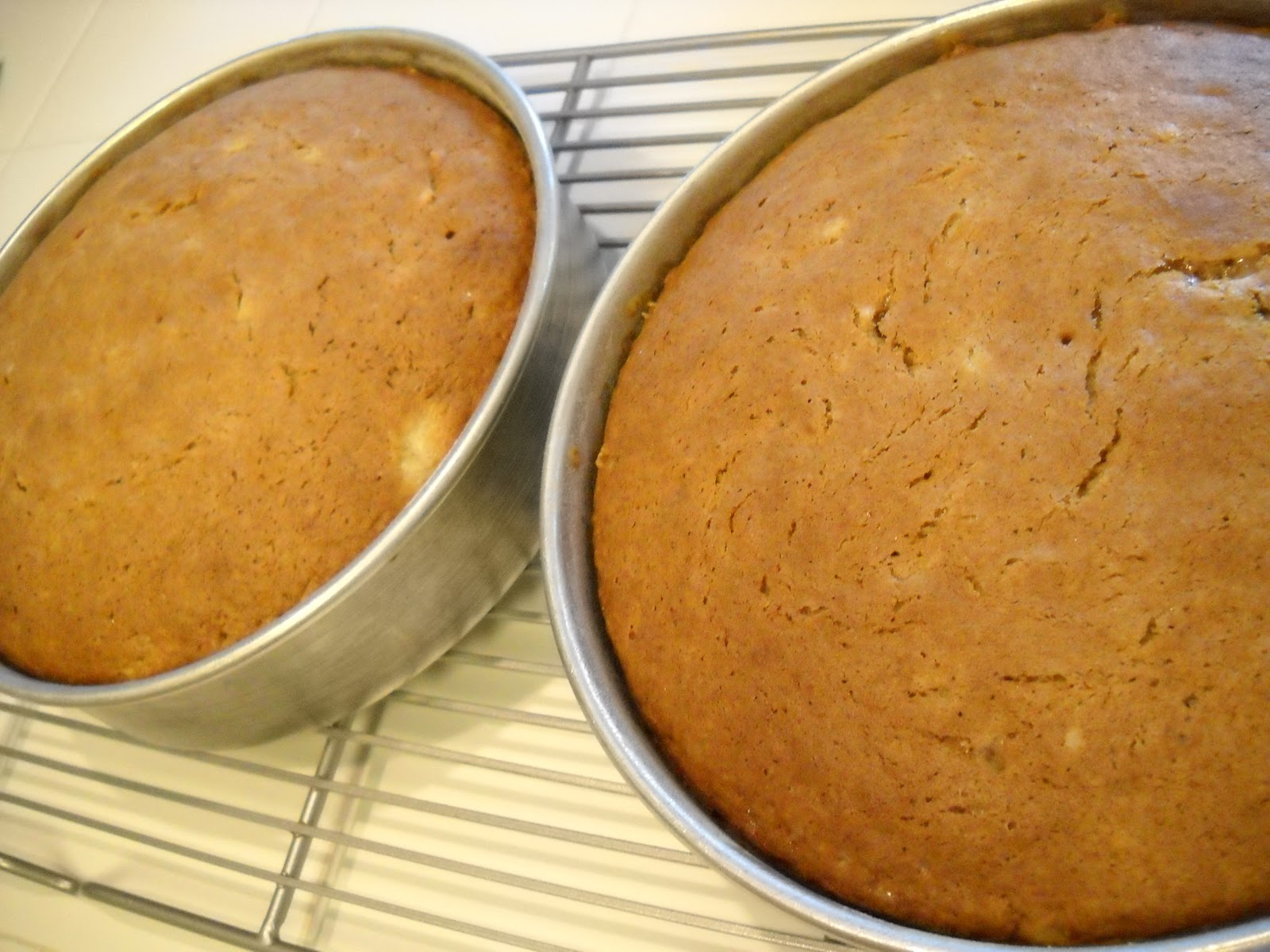 Bake It With Booze! Banana Rum Toffee Cake with Peanut Butter Frosting