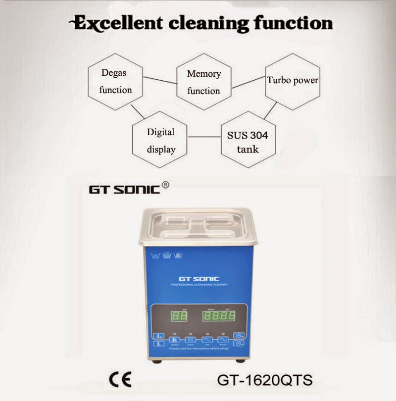 GT SONIC 2015 GT1620QTS 2L Ultrasonic Cleaner
