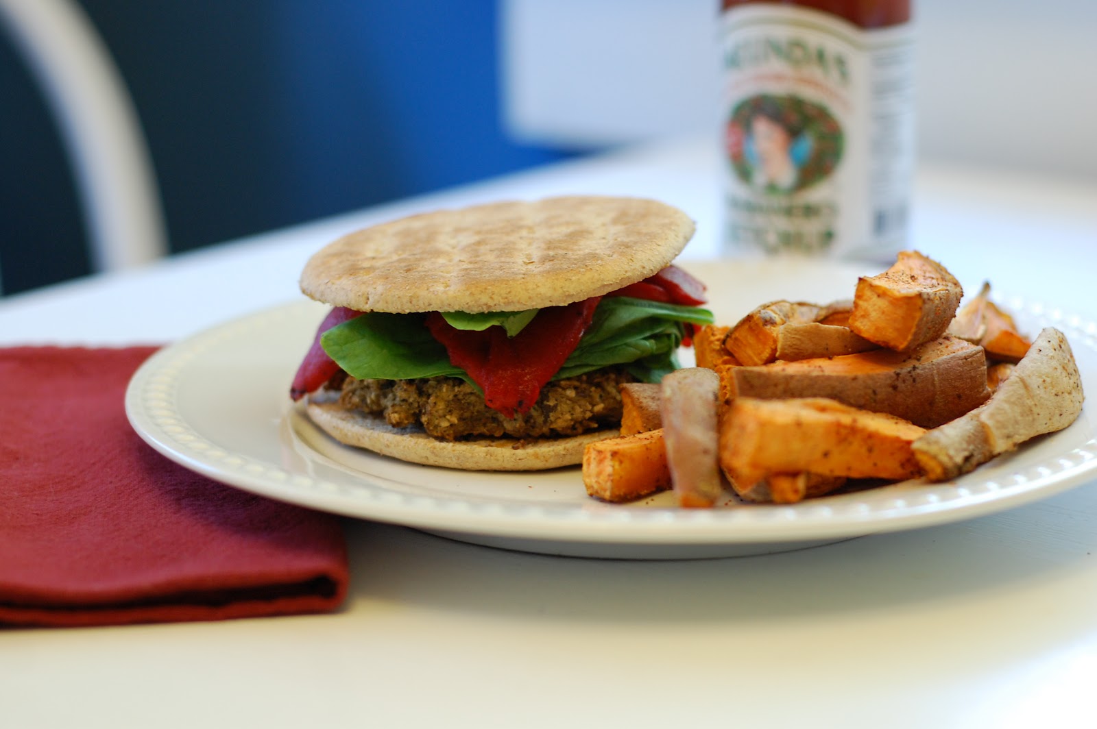 Where's the Beach? Morning Run & Eggplant Mushroom Lentil Burgers