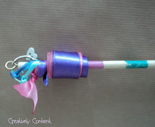  Homemade ribbon wands by Creatively Content 