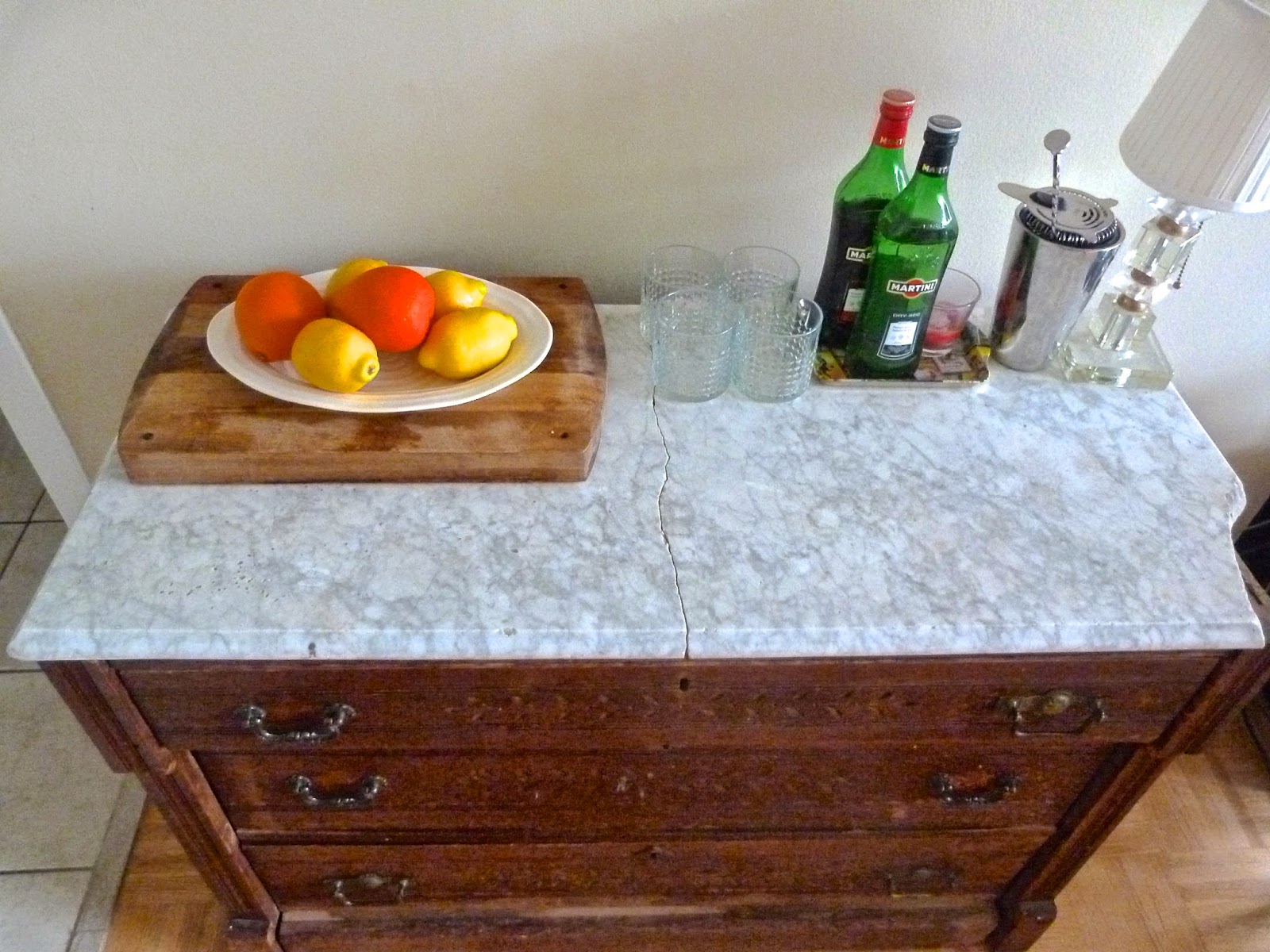 La Vie En Blanche Craigslist Finds Marble Top Dresser