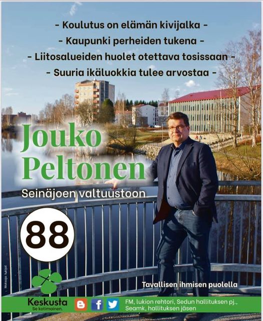 Jouko Peltonen valtuustoon